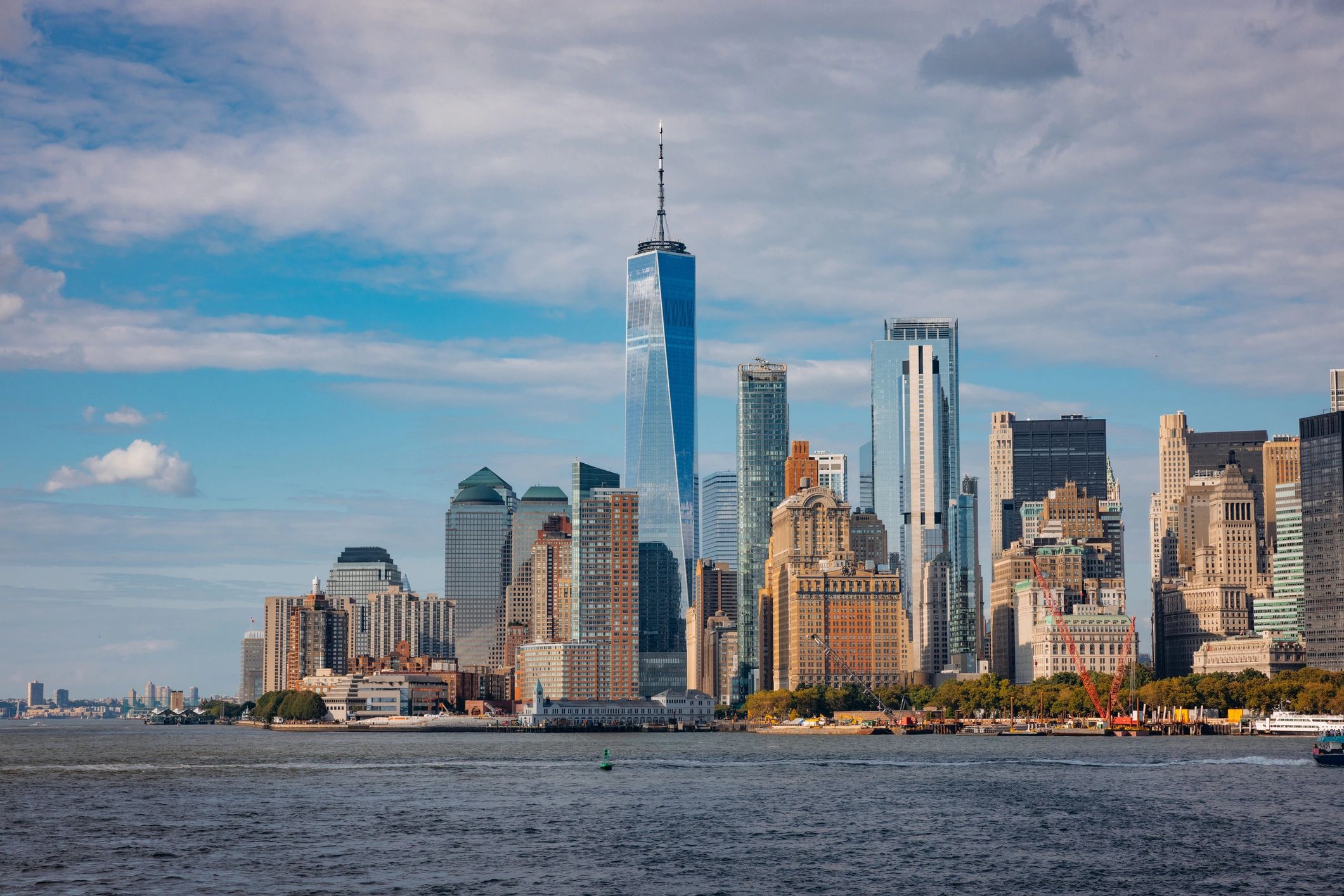 New York City skyline with One World Trade Center